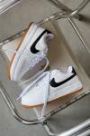 Airforce 1 - Beyaz Siyah Krep