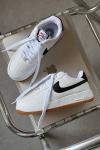 Airforce 1 - Beyaz Siyah Krep