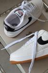 Airforce 1 - Beyaz Siyah Krep