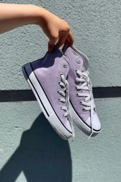 Bilekli Jel Taban All Star - Lila